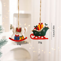 Resin Christmas Tree Ornaments Santa