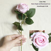 Valentine's Day Flannel Rose Fake Flower Photography Flower Shop Decorations