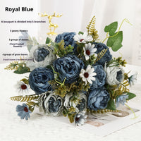 Hotel Photography Props Fake Flowers Shulman Peony Flower Decoration