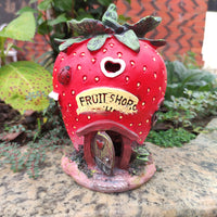 Creative Strawberry Solar Resin Outdoor Garden Light