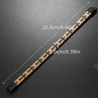 Vintage Retro Style PU Leather Cross Embossed Bracelet