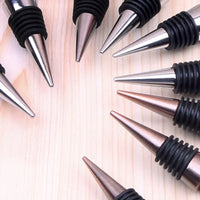 Decorative Silver or Bronze Wine Bottle Stoppers