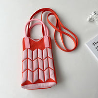 Mini Knit Shoulder Crossbody Bag