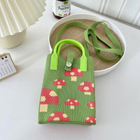 Mini Knit Shoulder Crossbody Bag