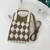 Mini Knit Shoulder Crossbody Bag