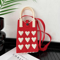 Mini Knit Shoulder Crossbody Bag