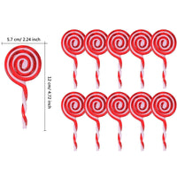 Candy Cane Stripe Christmas Tree Ornaments