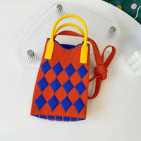 Mini Knit Shoulder Crossbody Bag