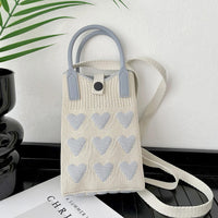 Mini Knit Shoulder Crossbody Bag
