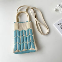Mini Knit Shoulder Crossbody Bag