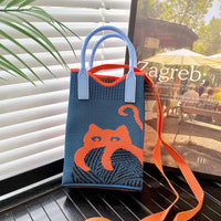 Mini Knit Shoulder Crossbody Bag
