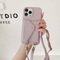 Card Holder Crossbody iPhone Case