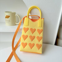 Mini Knit Shoulder Crossbody Bag