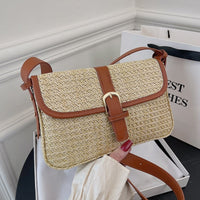 Summer Straw Shoulder Bag