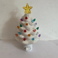 Luces nocturnas de cerámica para árboles de Navidad