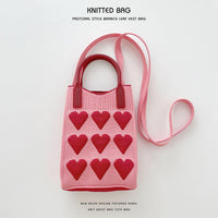 Mini Knit Shoulder Crossbody Bag