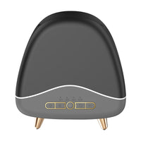 Ultrasonic Flame Wood Grain Aroma Diffuser