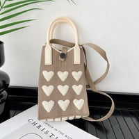 Mini Knit Shoulder Crossbody Bag