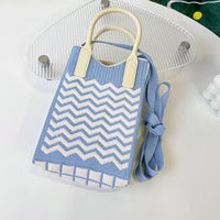 Mini Knit Shoulder Crossbody Bag