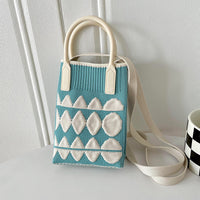Mini Knit Shoulder Crossbody Bag