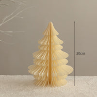 Mini decoraciones de papel expandibles para árboles de Navidad