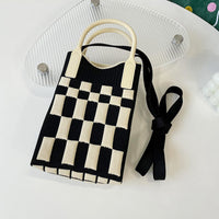 Mini Knit Shoulder Crossbody Bag