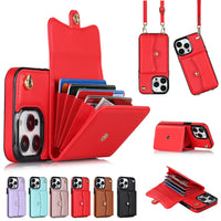 Crossbody Card Holder iPhone Case Multi-function Card Holder