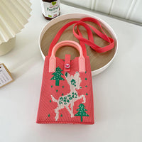 Mini Knit Shoulder Crossbody Bag