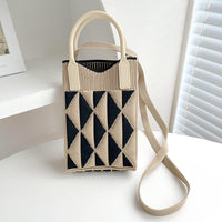 Mini Knit Shoulder Crossbody Bag