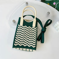 Mini Knit Shoulder Crossbody Bag