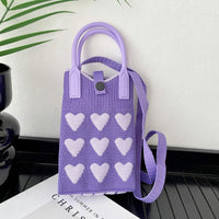 Mini Knit Shoulder Crossbody Bag
