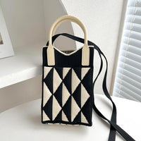 Mini Knit Shoulder Crossbody Bag