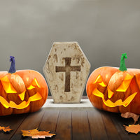 Tête de citrouille fantôme, ornements de décoration de scène d'halloween