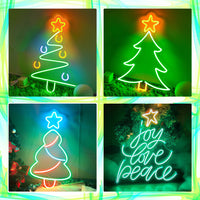 Néons de style Noël