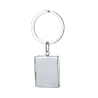 Stainless Steel Locket Keychain