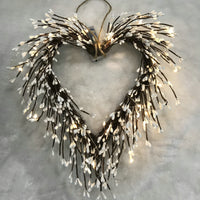 Heart Love Wreath With Lights