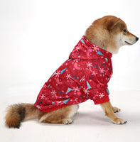 Paisley Fleece Hooded Dog Sweatshirt