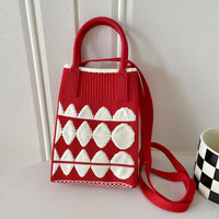 Mini Knit Shoulder Crossbody Bag