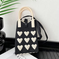 Mini Knit Shoulder Crossbody Bag