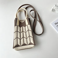 Mini Knit Shoulder Crossbody Bag