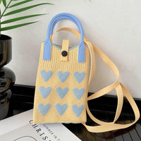 Mini Knit Shoulder Crossbody Bag