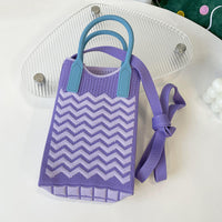 Mini Knit Shoulder Crossbody Bag