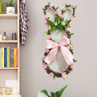 Easter Rabbit Shape Wreath