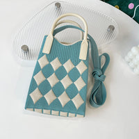 Mini Knit Shoulder Crossbody Bag