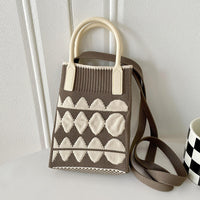 Mini Knit Shoulder Crossbody Bag