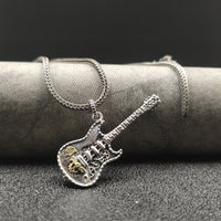 Retro Guitar Pendant