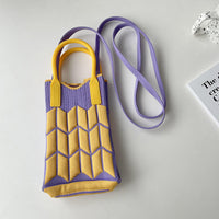Mini Knit Shoulder Crossbody Bag