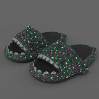 Zapatillas De Tiburón Luminoso Cielo Estrellado Verano