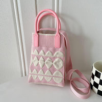 Mini Knit Shoulder Crossbody Bag
