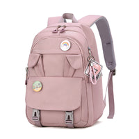 Mochila para estudiantes de secundaria de gran capacidad con orejas de conejo